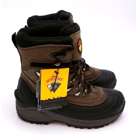 New Herman Survivors Brut 5 Grey Durable Men's Comfort Footwear Lace Up Size 8 - Picture 1 of 7